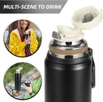 Load image into Gallery viewer, 750ml/27 OZ Coffee Thermo with 3 cups, Insulated Water Bottle, Stainless Steel Vacuum Flask Set for Hot and Cold Drinks, Gifts Box