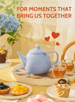 Load image into Gallery viewer, Sweese Teapot, Porcelain Tea Pot with Stainless Steel Infuser, Blooming &amp; Loose Leaf Teapot - 27ounce, Lilac