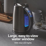 Load image into Gallery viewer, Hamilton Beach 1.7 Liter Temperature Control Electric Kettle, Water Boiler &amp; Heater, Fast Boiling 1500 Watts, BPA Free, Cordless, Auto-Shutoff and Boil-Dry Protection, Stainless Steel (41020R)