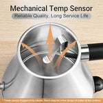 Load image into Gallery viewer, Mecity Electric Kettle Gooseneck Water Kettle Stainless Steel Tea Kettle Water Boiler Fast Heating, Auto Shut Off, 27 fl oz, 1000W, Stainless Steel