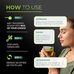 Load image into Gallery viewer, Amla Powder &amp; Decaf Green Tea Superfood Supplement, 20x Ultra Concentrated Amla, Antioxidant Support, Made with Oolong Tea and Indian Gooseberries, Organic, Vegan, Decaf, 30 Servings