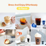 Load image into Gallery viewer, SATURNBIRD Coffee Instant Cold Brew - Light, Medium, Dark Roast Variety Pack, 6 Roast Levels (NO.1-6), 100% Arabica with DIAMONDUST Technology, 24 Single Serves Perfect for Iced Coffee