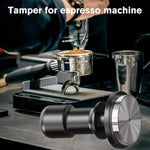 Load image into Gallery viewer, PUSEE 51mm Espresso Tamper - Premium Calibrated Coffee Tamper with Spring Loaded 30lb Pressure, Stainless Steel
