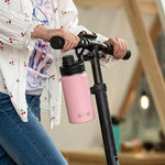 Load image into Gallery viewer, koodee Water Bottle for School-12 oz Stainless Steel Vacuum Insulated Wide Mouth Flask with Leakproof Spout Lid (Pink)