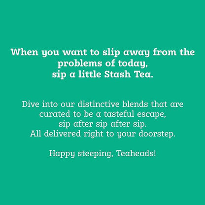 Stash Tea Peach Black Tea, Box of 100 Tea Bags (Packaging May Vary)