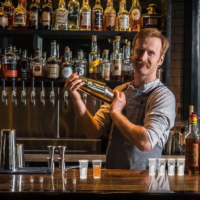 BCnmviku 2Pack Shot Glasses 65ML/2.2OZ Tequila Glasses Heavy Base Cordial Glasses