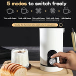 Load image into Gallery viewer, Milk frothing machine，Automatic milk frother，Electric for Hot &amp; Cold Froth, Froth Or Heat Milk，Multifunctional milk frother，Automatic off &amp; Easy Cleaning, Silent Operation (White)