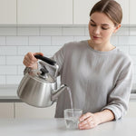 Load image into Gallery viewer, Tea Kettle, Whistling Stovetop Tea Kettle, Large Capacity Teapot Suits for All Heat Source, Professional Fast Heat Technique Teapot with Thick Body and Bottom, Durable and Sturdy Tea Pot