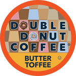 Load image into Gallery viewer, Double Donut Coffee Flavored Coffee Pods,Butter Toffee Coffee, Single Serve Medium Roast Coffee for Keurig K Cups Brewers, 48 Count