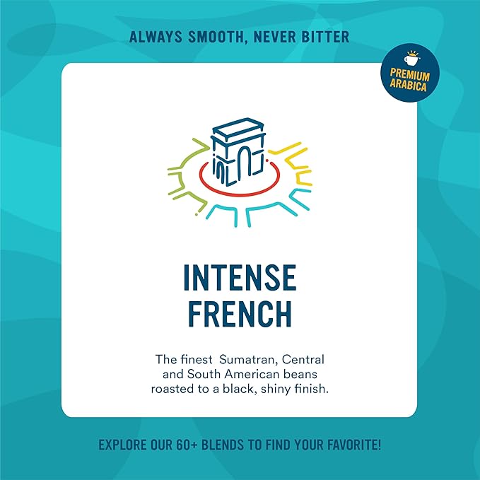 Cameron's Coffee Roasted Whole Bean Coffee, Intense French, 4 Pound