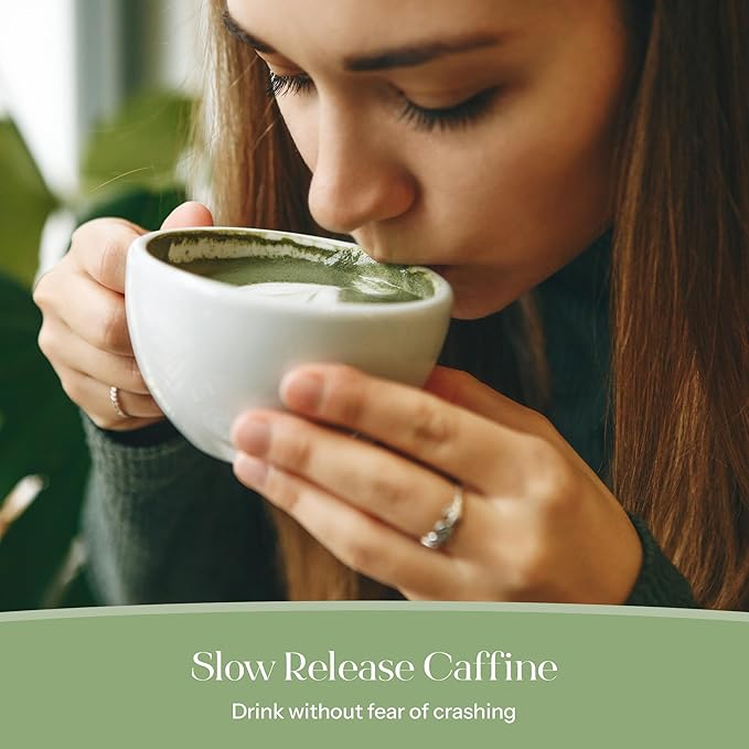 Kroma Beauty Matcha Latte Powder 17.75oz, 503g, 60 Servings – Ceremonial Grade Japanese Matcha Green Tea with Collagen, Ginger, Turmeric & Adaptogenic Mushrooms for Daily Wellness & Rituals