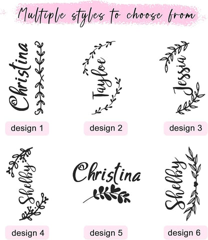 ThermoThrill Ships Next Day, Personalized 40 Oz Tumbler with Handle and Straw Custom Tumbler with Text Stainless Steel Mug Birthday Gifts for Women