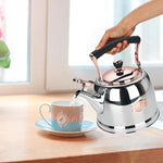 Load image into Gallery viewer, Tea Kettle Stainless Steel Teapot, Stainless Steel Teakettle for Stove Top with Heat Proof Ergonomic Handle 3.0 Quart