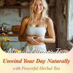 Load image into Gallery viewer, WT WEETEE Mango Ginger Tea Bags, 2g x 100 Counts, Flavored Ginger Herbal Tea Includes Cardamom, Fennel, Cinnamon, Rooibos, Licorice &amp; More, Natural Caffeine-free