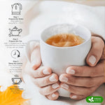 Load image into Gallery viewer, FreshDrinkUS, Premium Green Ginger Tea | 75 Tea Bags | Sencha Green Tea with Ginger, Lemongrass, Turmeric, Hibiscus &amp; Peppermint | Natural Herbal Blend | Comfort &amp; Refreshing, Vegan