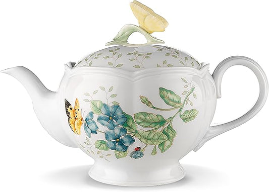 Lenox Butterfly Meadow Teapot, 2.8 LB, Multi