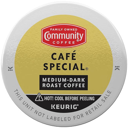 Community Coffee Café Special Medium-Dark Roast Single Serve Keurig K-Cup Pods 32 ct Box
