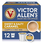 Load image into Gallery viewer, Victor Allen's Coffee Sweet and Salty Caramel Flavored Cappuccino, 12 Count, Single Serve Coffee Pods for Keurig K-Cup Brewers