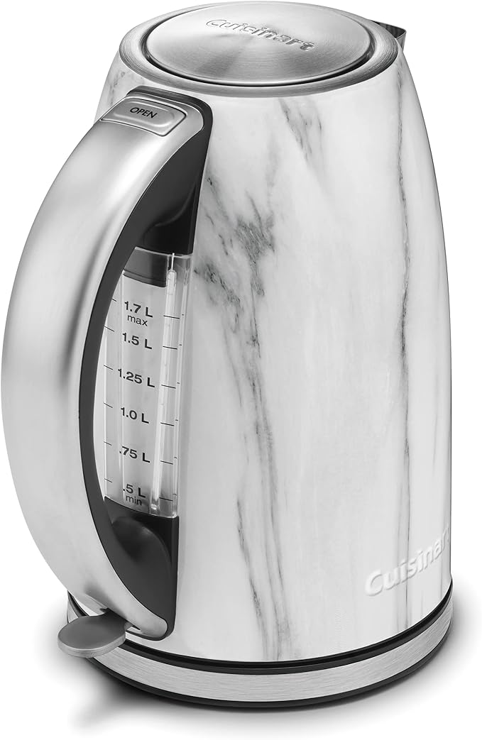 Cuisinart Electric Cordless 1.7-Liter Tea Kettle, Marble, JK17-MTG