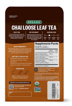 Load image into Gallery viewer, FGO Organic Chai Tea, 4 Ounce Loose Leaf, Resealable Bag, Packaging May Vary (Pack of 1)