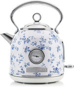 Load image into Gallery viewer, Laura Ashley Stainless Steel Electric Kettle 1.7 Liter - 1500W Rapid Boil Electric Kettles for Boiling Water - Electric Tea Kettles Automatic Shut Off - Overheat &amp; Boil Dry Protection Cordless Kettle