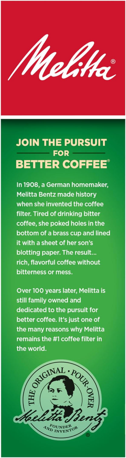 Melitta #4 Cone Coffee Filters, Bamboo, 80 Count (Pack of 6) 480 Total Filters Count - Packaging May Vary