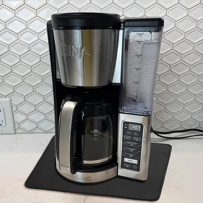 Sliding Pad for Ninja Drip Coffee Maker (13.77"×9.8")- Smooth Glide with Anti-Slip Base - Perfect Accessories Fit for Ninja 12 Cup Programmable Coffee Maker