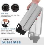 Load image into Gallery viewer, Volhoply 32 oz Water Bottles Bulk 2 Pack with Straw Lid &amp; Spout Lid,Insulated Sports Water Bottle,Double Wall Vacuum Stainless Steel Cups,Leakproof Wide Mouth Metal Flask for Travel(Silver,2)