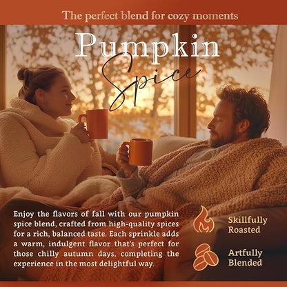 Flavored Ground Coffee – Spice Pumpkin, 100% Arabica, Single Origin, Medium Roast, USDA Organic, Naturally Flavored – by Coffea Flavor