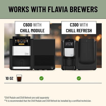 Lavazza Cold Brew Coffee Freshpacks works only with Flavia® Brewers (Case of 80)