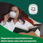 Load image into Gallery viewer, FGO Organic Peppermint Tea, 100 Count, Eco-Conscious Tea Bags, Caffeine Free, Packaging May Vary (Pack of 1)