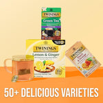 Load image into Gallery viewer, Twinings Peach &amp; Orange Herbal Tea Individually Wrapped Bags, 20 Count (Pack of 2), Juicy &amp; Fruity, Naturally Caffeine-Free, Enjoy Hot or Iced, 20 Teabags