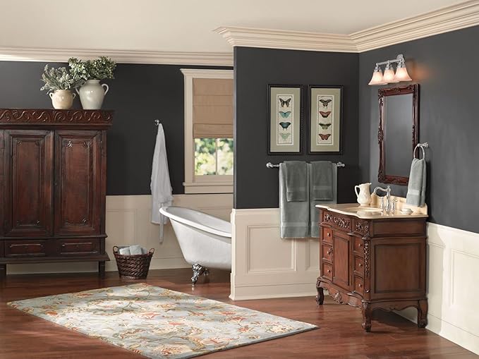 Moen YB8424CH Weymouth 24-Inch Single Towel Bar, Chrome