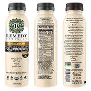 Remedy Organics Protein Power 12-Pack | Plant Based MCT Oil Protein Shakes, Ready to Drink | USDA Organic, Vegan, Gluten Free, Dairy Free, Soy Free | 4 Chocolate Fudge, 4 Cold Brew Latte, 4 Vanilla Dream
