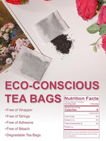 Load image into Gallery viewer, TeeLux Strawberry Black Tea Bags, Blend Premium Black Tea with Natural Strawberry Flavor, Full-bodied &amp; Robust Taste, 100 Count