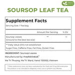 Load image into Gallery viewer, FreshDrinkUS, Premium 10 Soursop Graviola Leaf Tea Bags, 100% Natural &amp; Pure from Soursop Leaves, Hoja Guanabana Herbal Tea. Made with Natural Material Tea Bags. No Sugar, No Caffeine, Vegan.