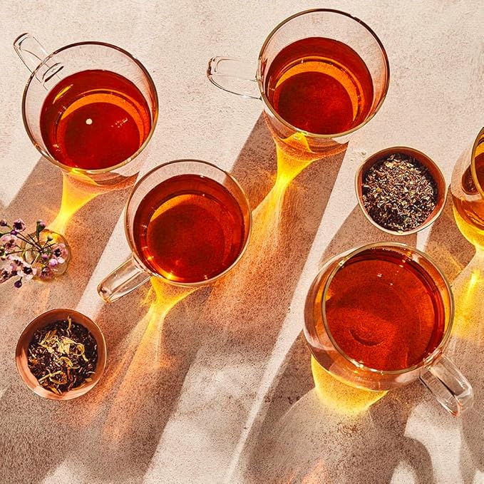 Palais des Thés Herbal Tea - Organic Rooibos of Lords Caffeine-Free Earl Grey Blend with Bergamot - Premium Tea Bags - Serves 20 Cups