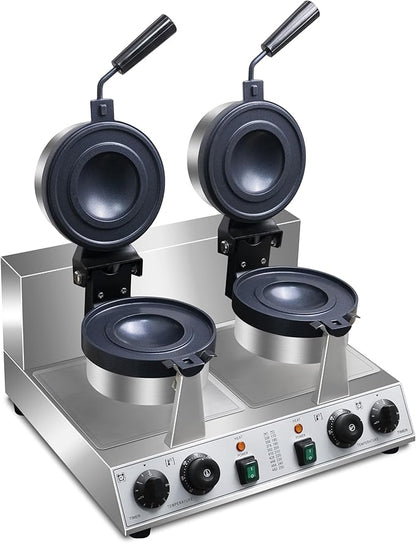 Ice Cream Burger Maker,double UFO Burger Maker,180°Rotating Ice Cream Filling Waffle Maker,Hamburger Waffle Maker Sandwich Press Non-stick Panini press waffle machine 2600W Gelato Panini Press machine