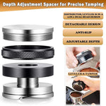 Load image into Gallery viewer, Coffee Tamper Set 24 PCS, Espresso Accessories Barista Kit,with 51mm Espresso Distributor &amp; Tamper,wdt Tool,Frothing Pitcher,Coffee Stirrer,Tamper Mat,Espresso Tools for Espresso Coffee Machine