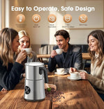 Load image into Gallery viewer, Milk Frother and Steamer, Large Capacity Detachable Electric Milk Frother, Automatic Warm and Cold Foam Maker, Hot Chocolate Maker, BPA Free, Grey