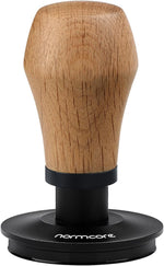 Load image into Gallery viewer, Normcore 53.3mm Espresso Tamper V4 - Spring Loaded With Titanium PVD Coating, Ripple Base - 15lbs/25lbs/30lbs Replacement Springs, Coffee Tamper With Genuine Oak Wood Handle