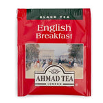 Load image into Gallery viewer, Ahmad Tea Black Tea, English Breakfast Teabags individually wrapped in foil, 100 ct - Caffeinated &amp; Sugar-Free
