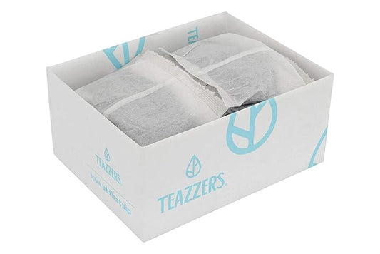 Teazzers Premium Mango Black Tea Bags– Great for Foodservice Commercial Ice Tea Brewers | Unsweetened USA-Made Bulk Green Tea for Restaurants, Cafés & Home Brewing (4 Ounce, 24 Count)