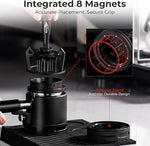 Load image into Gallery viewer, IKAPE Espresso Coffee V3 WDT Tool, 58mm Stirrer Distribution Tool, Equipped with 9-needle Stirrer, Adjustable Needle Height, Coffee Stirrer with Dosing Funnel &amp; Stand