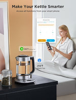 Load image into Gallery viewer, GoveeLife Smart Electric Kettle with Tea Infuser for Loose Leaf, 1.7 L Electric Tea Kettle with Brewing Program, Variable Temperature Control, 2 H Keep Warm &amp; Auto Shut off, BPA Free, Sliver