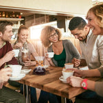 Load image into Gallery viewer, Pour Over Coffee Maker with Reusable Stainless Steel Drip Filter, Lead-Free Borosilicate Glass Coffee Carafe with Modern Wooden Collar for 1-2Cup, Diamond Clear (400ml/13.5oz)