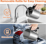 Load image into Gallery viewer, Milk Frother and Steamer, 6-in-1 Electric Milk Frother for Latte Art Coffee，Automatic Hot &amp; Cold Foam Maker and Milk Warmer for Dairy &amp; Plant-based Milk 16.9oz/500ml,Easy to Clean