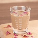 Load image into Gallery viewer, Shot Glasses Measuring cup Espresso Shot Glass Liquid Heavy Glass Wine Glass 2 Pack 26-Incremental Measurement 1oz, 6 Tsp, 2 Tbs, 30ml By BCnmviku (2pack-White)