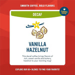 Load image into Gallery viewer, Cameron's Coffee Roasted Whole Bean Coffee, Flavored, Decaf Vanilla Hazelnut, 4 Pound