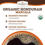 Load image into Gallery viewer, Fresh Roasted Coffee, Organic Honduran Marcala | USDA Organic, 100% Single Origin, Kosher | Medium Roast 2 lb (32 oz) Whole Bean